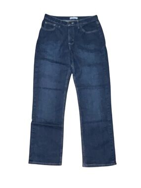 Riders By Lee Women’s 8 Blue Mom Jeans Bootcut Mid Rise Straight  EUC Denim